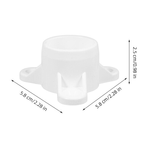 10-Pack PVC Table Leg Caps, 5.8 x 5.8 cm 2
