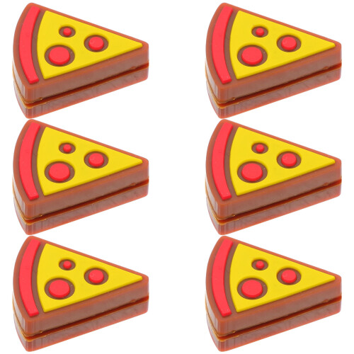 Pizzaformede silikone tennisketcherdæmpere (6 stk.) 2