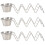 3Stk Küchen Taco Halter Pancake Display Regal Silber 9