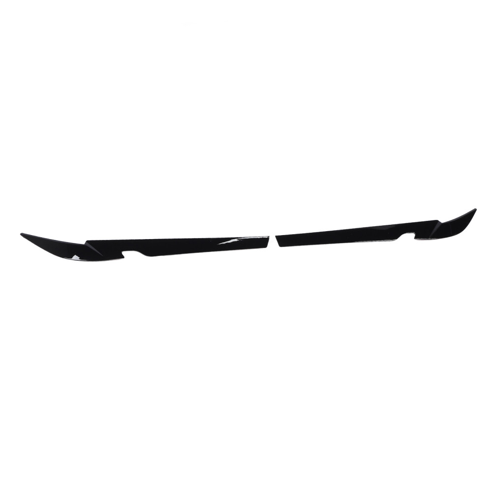 Glossy Front Headlight Eyebrow Cover For 5 Series G30 G31 2021-2023 Black 3171384715136