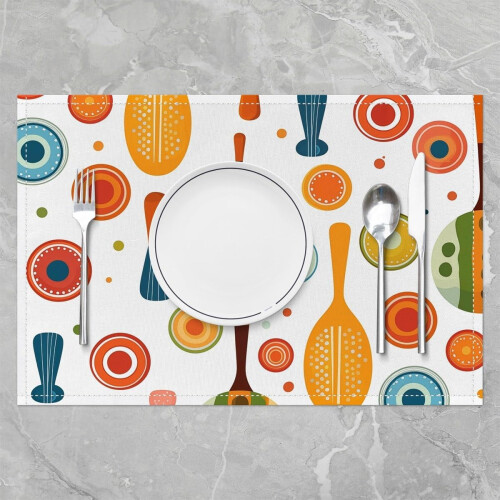Tischsets aus Polyester, 45 x 30 cm, 4er-Set 1