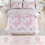 Set di trapunte patchwork floreali blu, matrimoniale, 3 pezzi 4
