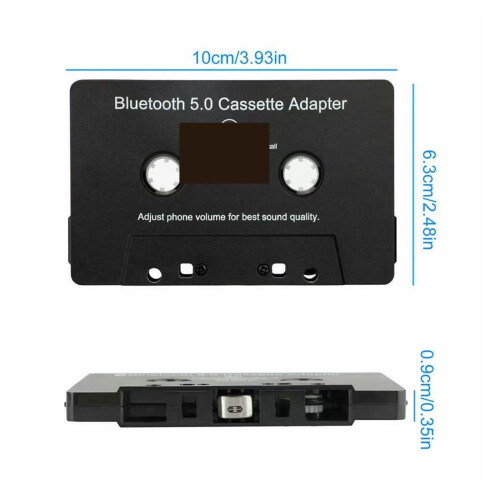 Leitor de cassetes Bluetooth para carro com conversor MP3 2