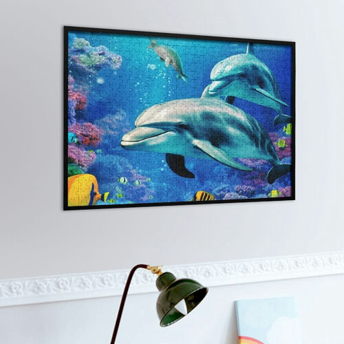 Ξύλινο παζλ 500 τεμαχίων με σχέδιο Sea World 1