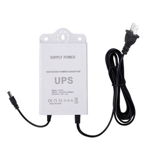 12V-2A Uninterruptible Power Supply for WiFi Modem Router Security Camera  UPS Battery Backup Protector US PLUG 1