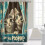 Polyester Shower Curtain with Grommets – Waterproof, 2