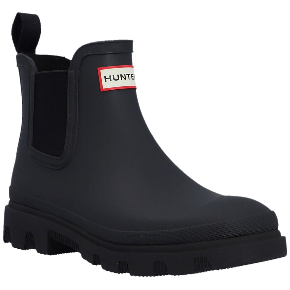 New Hunter Men's (, ) Downpour Rubber Wellington Boots Black 44272-82994
