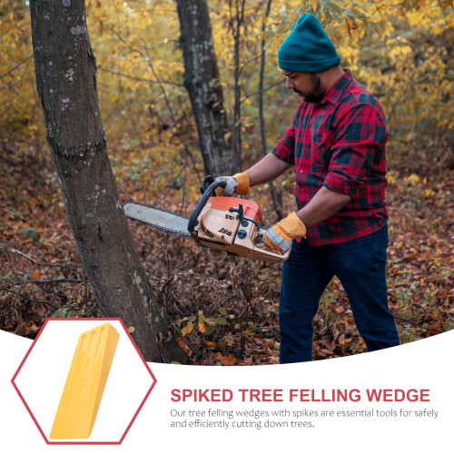 Tree Felling Wedges with Spikes, Plastic, 1 Set 2