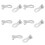 5 Pair 10 Speed Steel Chain Link Missing Chain Link Master Quick Split Chain Link Connector for, Silver 7