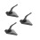3Stk Mini Flugzeug Modellhalter Kunststoff Stabil Display Stand 5