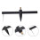 Worgeous 3pcs Pottery Clay Compass Circle Cutter Compass Circle Cutter Circular Cutting Tool 8