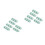 12Pcs Desktop Wire Clips Silicone Cable Holder Light Green Organizer 4