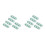 12Pcs Desktop Wire Clips Silicone Cable Holder Light Green Organizer 6