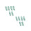 12Pcs Desktop Wire Clips Silicone Cable Holder Light Green Organizer 8