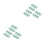 12Pcs Desktop Wire Clips Silicone Cable Holder Light Green Organizer 10