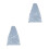 2Pièces Couverture Violon Soie Épaisse Gris Clair Résistante 10