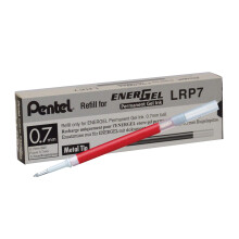 Pentel LRP7-BX Refill for EnerGel Pens 0.35 mm Pack of 12 Red