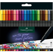 Faber-Castell Grip Finepen Wallet (Pack of 20)