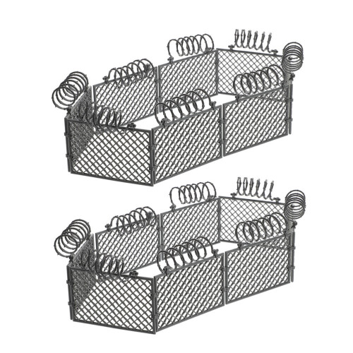 4Ensembles Miniature ABS Grise Pour Jeu Ferme Animaux 2