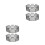 4Ensembles Miniature ABS Grise Pour Jeu Ferme Animaux 7