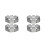 4Ensembles Miniature ABS Grise Pour Jeu Ferme Animaux 9