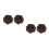4Pièces Extensions Queue De Chignon Clips 6
