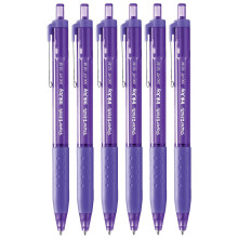 Paper Mate InkJoy 300RT Retractable Ballpoint Pens | Medium Point | Purple Ink | 6 Pack | Ultra Smooth Ink