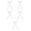 5Pièces Voile Court Et Perles Accessoires 2