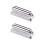 2 Pcs Lugs Drum Clamp Clamp Microphone Percussion 6.65X2.5CM Silver 4