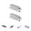 2 Pcs Lugs Drum Clamp Clamp Microphone Percussion 6.65X2.5CM Silver 7