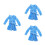 3Pièces Peignoir Miniature Pour Usage Polyvalent 7