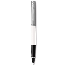 Parker Jotter Originals Rollerball Pen, Classic White Finish, Fine Point, Black Ink