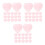 90Pièces Rose Pour Et Décorations DIY 4