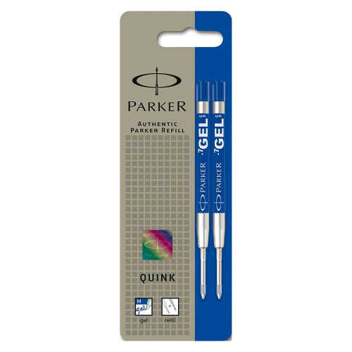 Parker Parker Gel Ball Refill Twin Pack Medium Blue
