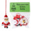 Christmas Button Ornament DIY Kit with Buttons Yarn & 1