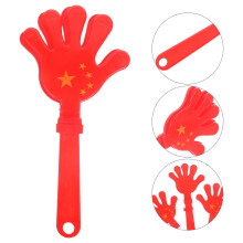 Red ABS Hand Clappers for Playing Perfect for Parties Celebrations School Events New Year's Eve 10pcs