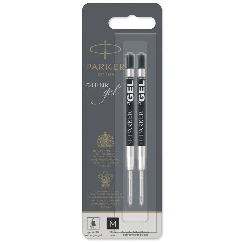Parker PKR GL Ink, BLK, MP, OLD, x2