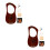 2Ensembles Harpe 7 Cordes Bois Acajou 9