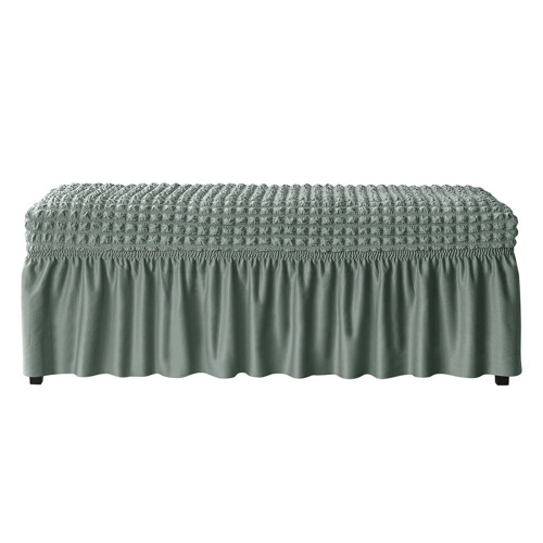 Housse de banc extensible intégrale style bulle - Vert matcha