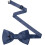 2 Packs Solid Color Pre-tied Bow Tie Adjustable Bowtie for Men 4