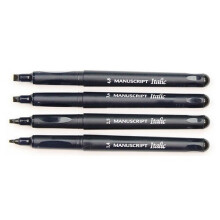 Callicreative Manuscript Italic Calligraphy Black Extra Broad Pen 4.8 mm