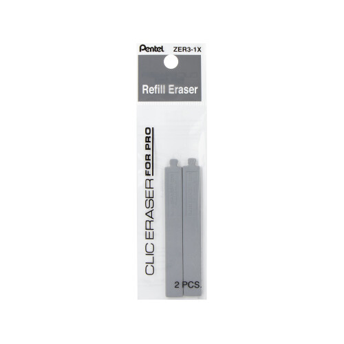 Pentel Pentel Arts Clic Eraser Pro Refills, 2 Pack