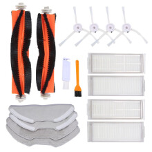 FüR  Mi Robot Vacuum-Mop 2 Lite / Pro / MJSTL / MJST1SHW Robot Vacuum Ersatzteile HauptseitenbüRste Hepa-Filter