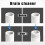 Pipe Tapping and Threading Tool, PVC Pipe Threader with 1/2” & 3/4” Dies, Integrated Internal & External Threading Kit Compatible with Electric 5