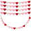 Valentine's Day Heart Garland Banner 9.8ft 1