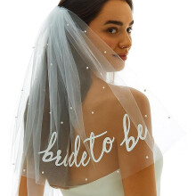 Écharpe et voile « Future mariée », accessoires pour enterrement de vie de jeune fille, décorations pour fête prénuptiale, cadeaux de