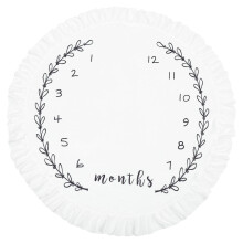 Baby Monthly Blanket Photo Background Baby Flannel Pad For Newborn Growth Props