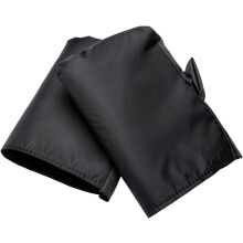 Thick Fleece-Lined Handlebar Mitts for Motorcycle, Scooter, ATV, Snowmobile - Waterproof Winter Riding Gloves, Cold Weather Hand Protection black