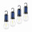 Solar USB Rechargeable LED Camping Lantern with Clip Hook 1