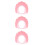 3Pièces Casquette Silicone Rose Bain Protège Oreilles 5